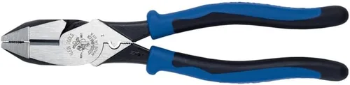 Vista 13 de Klein Tools J2000-9NE Alicates Cortadores Laterales para Electricistas, Fabricados en EE.UU., Alicates de Alto Apalancamiento de 9 Pulgadas Cortan