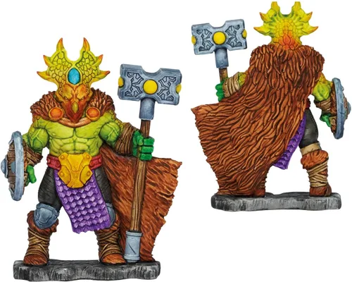 Vista 7 de Vallejo Xpress Color Starter Set for Painting Figures, Includes Exclusive Figure, Synthetic Brush and Step-by-Step Guide, Ideal for Skin, Scales
