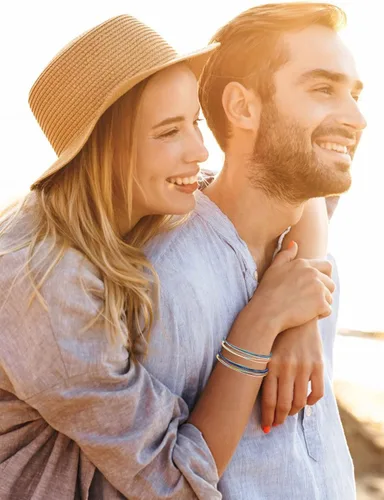 Vista 2 de Roe Dolph Pulsera de cuerda para hombre, impermeables, de verano, pulseras de surf de ola, pulseras de playa ajustables, regalos para adolescentes