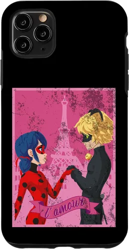 Vista 13 de Miraculous Ladybug Vintage Collection Paris Love - Carcasa para iPhone 17