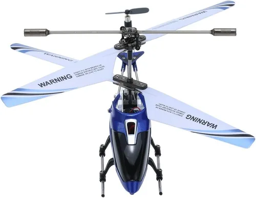 Vista 3 de Goolsky Helicóptero RC S107G, helicóptero de control remoto de 3 canales con giroscopio para principiantes (azul)