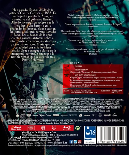 Vista 2 de Errementari The Blacksmith and the Devil (2017) ( Errementari (el herrero y el diablo) ) NON-USA FORMAT, Blu-Ray, Reg.B Import - Spain