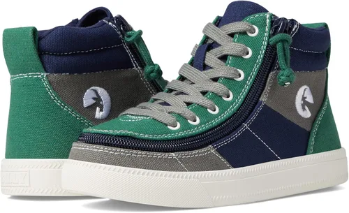 Vista 4 de BILLY Footwear Zapatillas altas para niños de calle para niños, parte superior de lona, cuello acolchado, plantilla acolchada