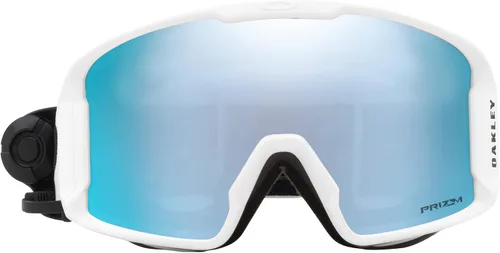 Vista 3 de Oakley Line Miner XL Negro Mate con Prizm Sapphire Iridium Blanco mate/Prizm Snow Sapphire Irid