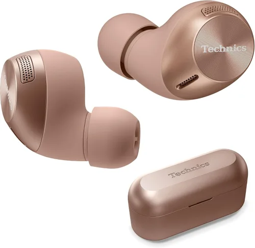 Vista 9 de Technics Auriculares Inalámbricos Bluetooth HiFi True Wireless Multipoint Earbuds II, Cancelación Activa de Ruido, Conectividad Multipunto de 3