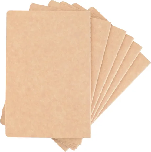 Vista 10 de TWONE Diario de viaje, paquete de 6 cuadernos para viajeros, trabajo, escuela, escritura y toma de notas, cuadernos de tapa suave marrón papel kraft