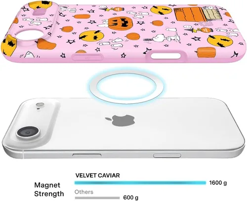 Vista 835 de VELVET CAVIAR Funda para iPhone 15, compatible con MagSafe, probada contra caídas de 10 pies, fundas protectoras de diseño, leopardo color rosa