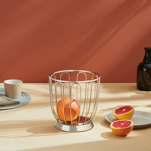 Vista 5 de Alessi 370/19 - Soporte para frutas cítricas trabajado con alambre, acero inoxidable 18/10, Ø 7.5 in