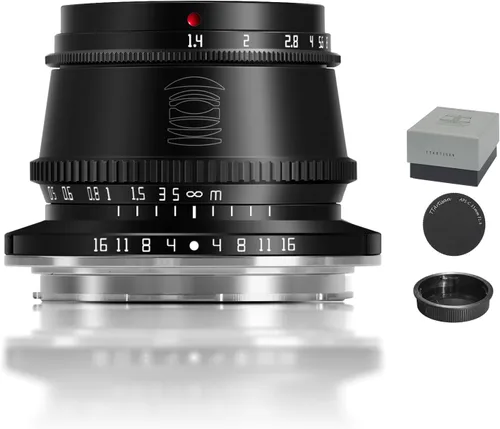 Vista 17 de TTArtisan 35mm F1.4 Lente de Enfoque Manual APS-C para Olympus Macro 4/3 MTF Montura G85 GX9 G7 GF9 GF8 GF7 Pen-F EPL9 EPL8 EPL7 E-M1 E-M5 E-M10