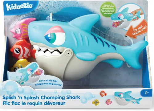 Vista 6 de Kidoozie Splish 'n Splash - Tiburón mordedor, juguete de bañera para niños a partir de 2 años