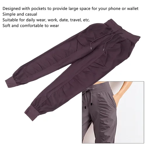 Vista 2 de Betued Fitness Workout Pants, Tracksuit Sweatpants Lumbar SupportsBack, Fitness Training Trousers for Spring Summer(XL)