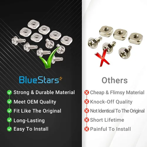 Vista 2 de BlueStars Kit de tornillos para bloque de terminales de secadora ultra duradero 279393, compatible con secadores Whirlpool Kenmore, sustituye a