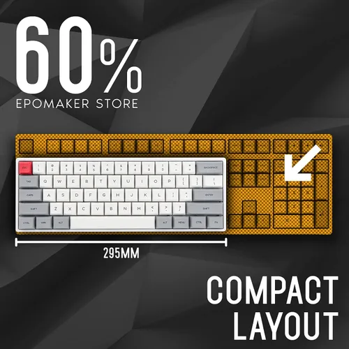 Vista 2 de Teclado mecánico de teclas intercambiables con retroiluminación RGB NKRO IP6X impermeable cable tipo C para WinMacJugar SKYLOONG SK61 61 de EPOMAKER
