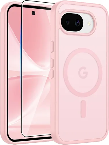 Vista 344 de FNTCASE - Funda para iPhone 16 Pro: magnética, mate, translúcida, de grado militar, protectora contra caídas, resistente, fina, duradera y a prueba
