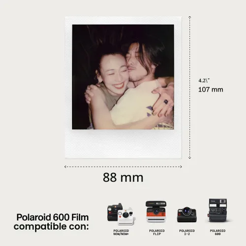 Vista 4 de Película Polaroid Color 600 Paquete Triple, 24 Fotos (6273)
