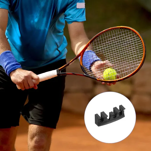 Vista 2 de M METERXITY Badminton Stringing Racquet Load Spreader Badminton Pressure Reducer Stringing Protector Threading Machine Adapter for Repair Fixing