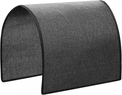 Vista 13 de Ntomtuex Fundas de lino para brazos de sofá, protectores antideslizantes con borde de encaje para silla reclinable de cuero, 2 piezas, color negro