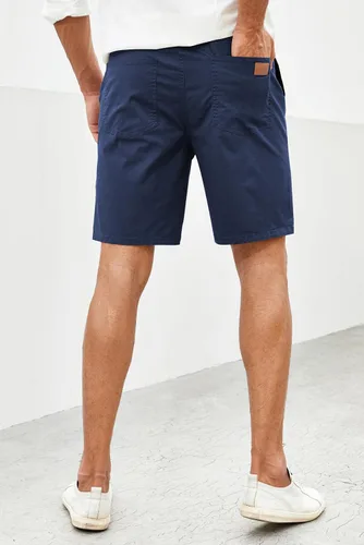 Vista 8 de JMIERR - Pantalones cortos informales para hombre, pantalones cortos de golf, pantalones chinos con cordón, de tela de sarga elástica, para verano