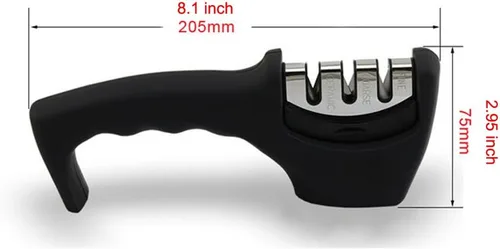Vista 2 de Nuvita cuchillo afilador cuchillo de 3 fases – Sistema de diamantes