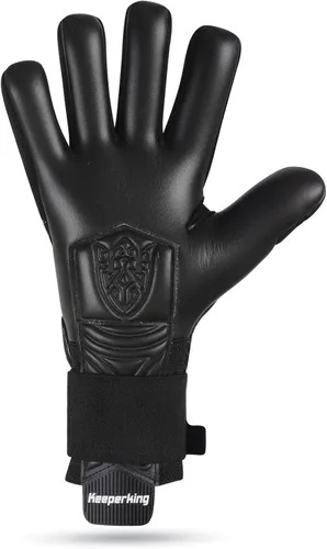 Vista 3 de Keeperking Guantes profesionales de portero de fútbol para niños, chicos, jóvenes, adultos, hombres, guantes de portero de fútbol con agarre fuerte