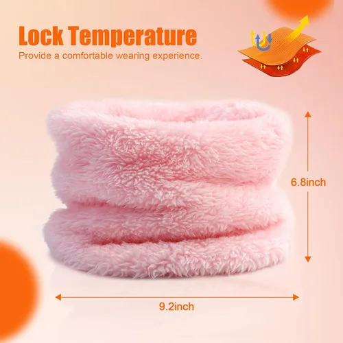 Vista 5 de POXIMI Bufanda de invierno para bebé, calentador de cuello para niños, bufandas elegantes y acogedoras para niños y niñas