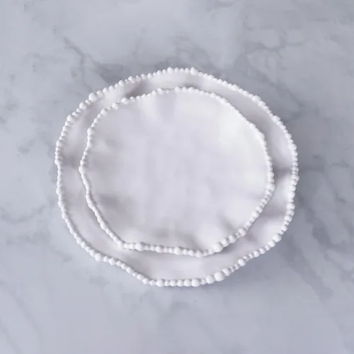 Vista 8 de Beatriz Ball VIDA Alegria - Juego de 4 platos de ensalada de 9 pulgadas (blanco)
