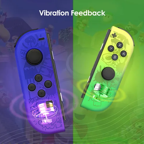 Vista 5 de Rotacess Controller for Nintendo Switch, Replacement for Switch Wireless Controller with Double Vibration, Wake-UpScreenshotMotion Control