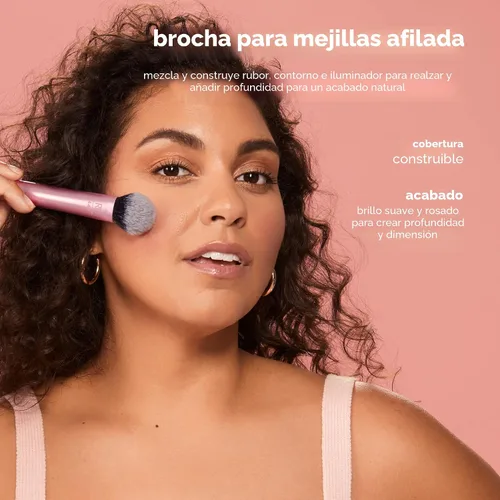 Vista 3 de Real Techniques Cepillo cónico para mejillas, 1 unidad