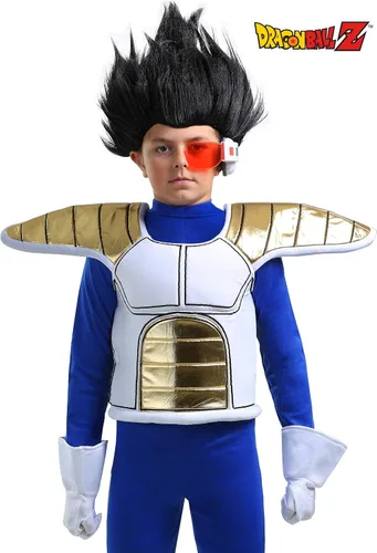 Vista 2 de Fun Costumes Dragon Ball Z Saiyan - Armadura infantil (pequeña)