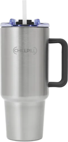 Vista 2 de CHILLPILL GO - Enfriador de café helado, cafetera de acero inoxidable y enfriador de espresso, cafetera fría de enfriamiento rápido, enfriador