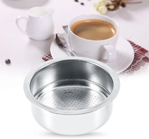 Vista 5 de Filtro de café, tazas portafiltro, cesta de filtro, cesta de filtro, filtro de acero inoxidable, 2 tazas de café, filtro de café no presurizado