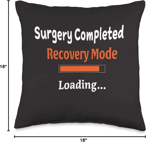 Vista 4 de DesignsByKelley Christmas Throw Pillows Home Decor Surgery - Almohada de recuperación completada con modo de carga para obtener buenos regalos