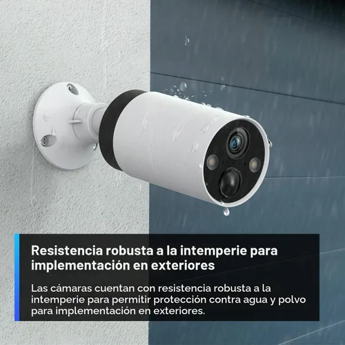 Vista 9 de [Usado] TP-Link Tapo 2K QHD Sistema de cámara de seguridad inalámbrica para exteriores, batería de hasta 180 días, visión nocturna a