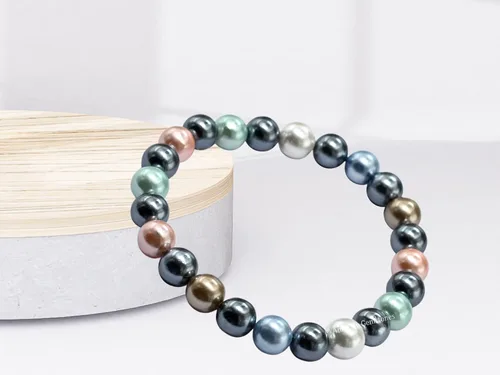 Vista 680 de Amazing Gemstone Crystal Bracelet for Women Men's Gifts - Protection Healing Crystal Bracelet - 8mm Gemstone Beaded Stretchable Bracelet Pulseras