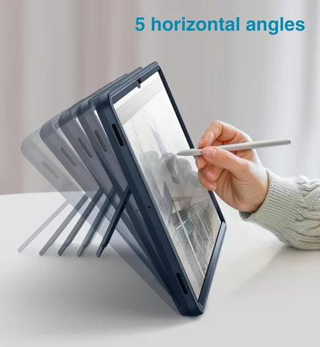 Vista 4 de SURITCH Funda resistente para Samsung Galaxy Tab S8 Ultra de 14.6 pulgadas 2022, protector de pantalla integrado y soporte para S-Pen resistente, a