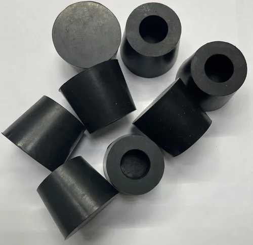 Vista 4 de dexierp Fuerza de protección para 3/8" 0.354 in (paquete de 12) tubo redondo OD extremo silla pata pata pata muebles pies tapa de goma cubierta
