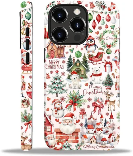 Vista 146 de Funda para iPhone 13 iPhone 14, a prueba de golpes, funda protectora híbrida de 2 capas, doble protección contra caídas, antiarañazos, diseño