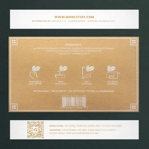 Vista 7 de Jabón en barra natural (tailandés americano y tamarindo) para hombres y mujeres, hecho a mano con aceite de coco orgánico, leche de arroz y más.