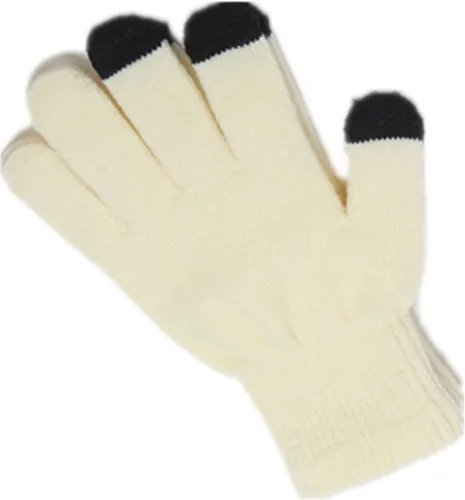 Vista 4 de IT'S RIDIC! Guantes de invierno elásticos para pantalla táctilmensajes de texto con una textura suave. Solo lo suficientemente gruesos como