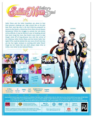 Vista 3 de Sailor Moon Sailor Stars Season 5 Part 1 (Blu-rayDVD)