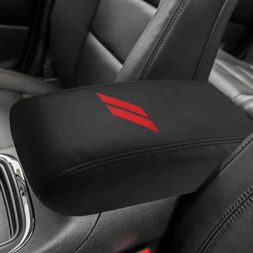 Vista 7 de INTGET Funda para reposabrazos de consola central de automóvil para Dodge Durango Accesorios 2011-2020, funda de cuero para reposabrazos, funda