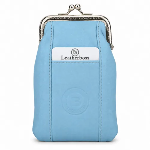 Vista 29 de Funda para cajetilla de cigarrillos de cuero con bolsillo para mechero, regular o 100 unidades, de Leatherboss (negro)
