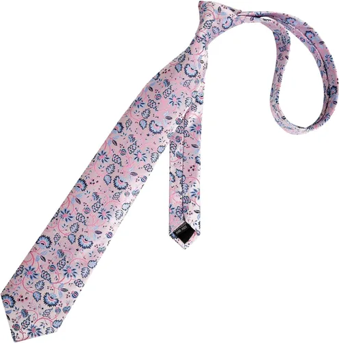 Vista 19 de Alizeal Mens 3.15inches Leaf Flower Pattern Tie with Floral Pocket Square Set