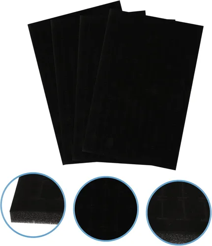 Vista 3 de Hemoton Caja de 4 piezas de caja de joyería, bandeja de baratija, organizador de almacenamiento, adornos, caja de almacenamiento, alfombrilla