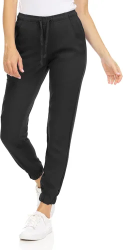 Vista 2 de MediChic Mini Marilyn - Pantalones médicos tipo deportivo, con cintura elástica en 4 direcciones y cuatro bolsillos Negro