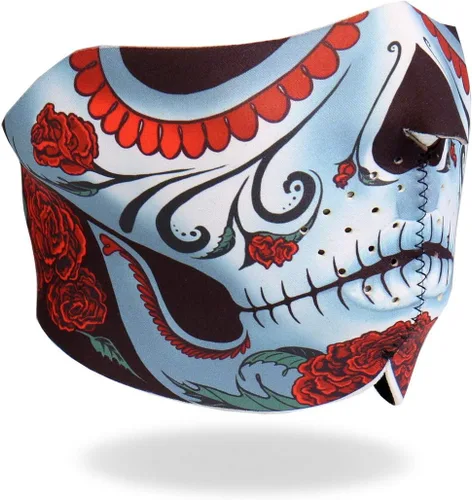 Vista 16 de Hot Leathers Mascarilla suave de neopreno con diseño exclusivo - OSFM Fma1012-multi