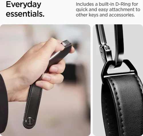 Vista 4 de Spigen Valentinus Pro Key Organizer Designed for AirTag Case, Holder, Keychain, Keyring Up to 5-6 Keys