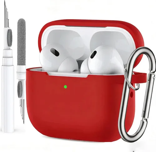 Vista 9 de Funda para Airpods Pro 2/1 Gen para hombres, mujeres y niñas, funda compatible con Airpods Pro de 2ª/1ª generación, funda protectora de silicona