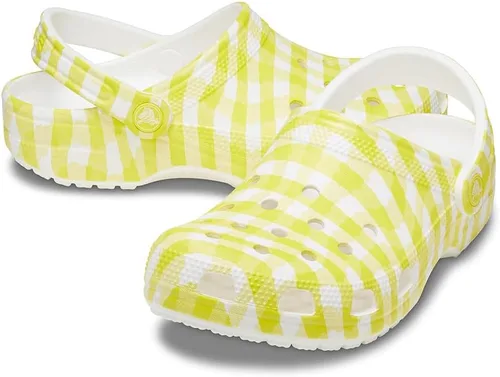 Vista 2 de Crocs Zuecos Clásicos para Adultos, Gráficos Unisex, Daylily, 6 mujer/4 hombre