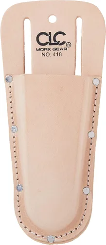 Vista 2 de Custom Leathercraft - 1535046 CLC 418 Portaherramientas para alicates, resistente, extremo cerrado, marrón claro